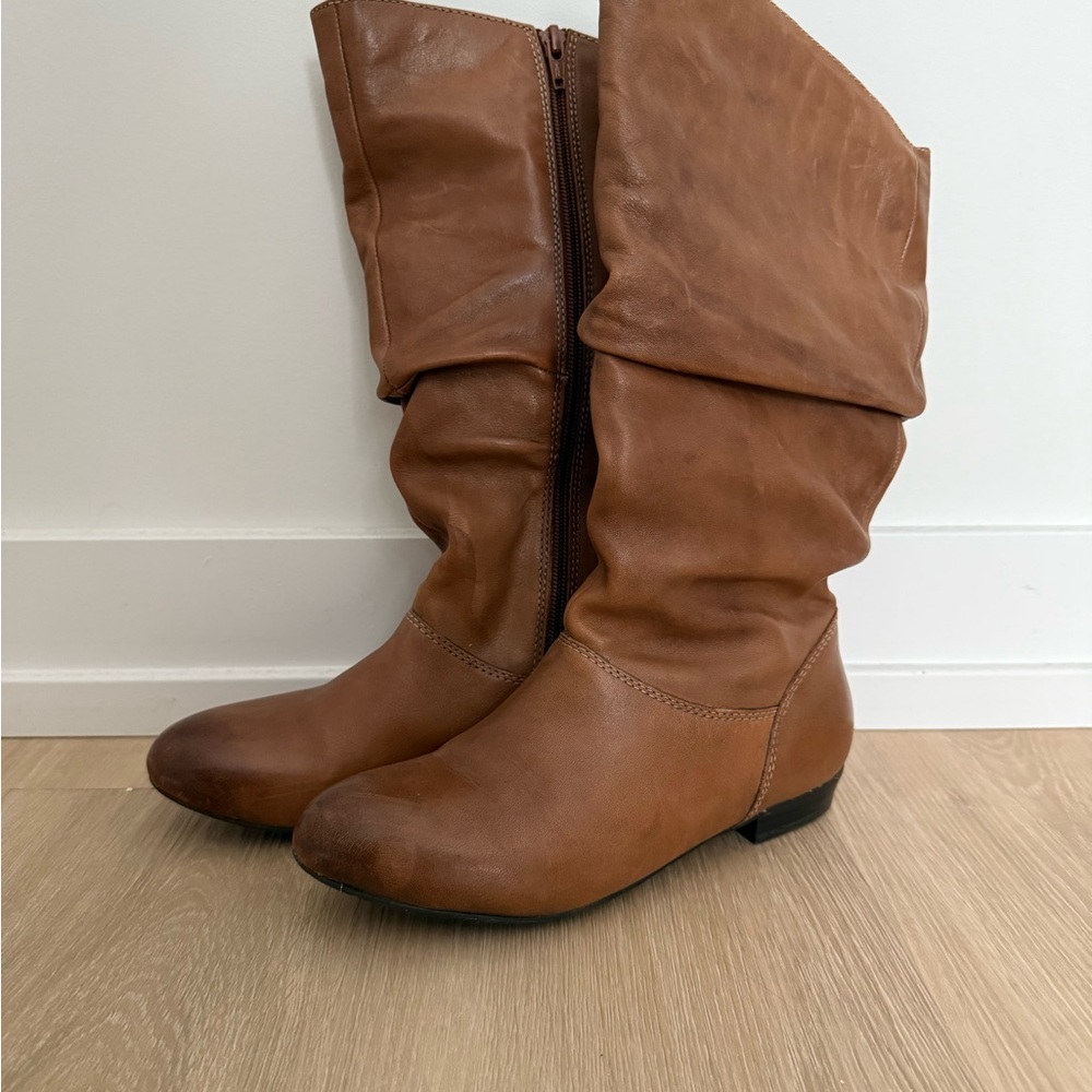 Aldo Tan Heeled Boots